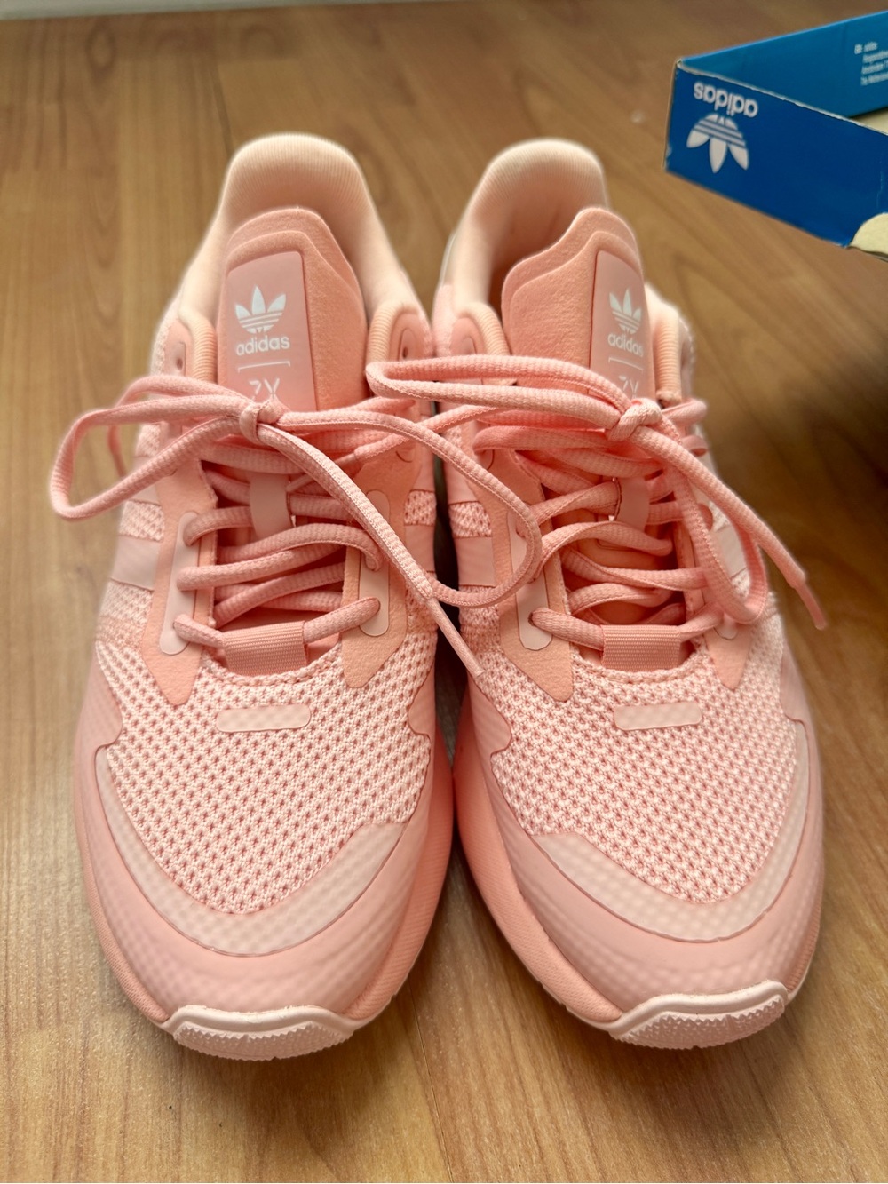 adidas Women’s Peach/Pink ZX Runner Athletic Sneakers